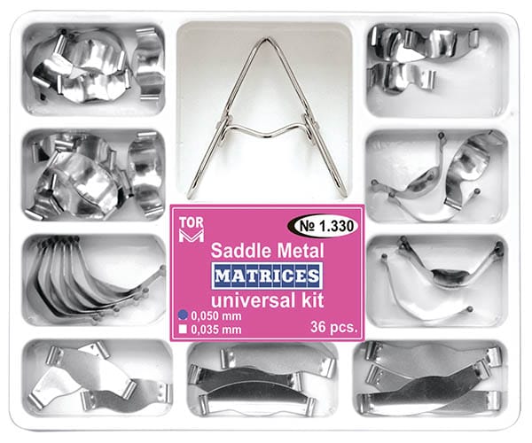 TOR-VM Saddle Metal Matrices Kit 36pcs