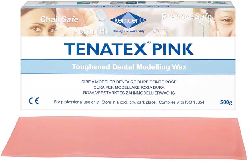 Kemdent Tenatex Pink Wax (500g)