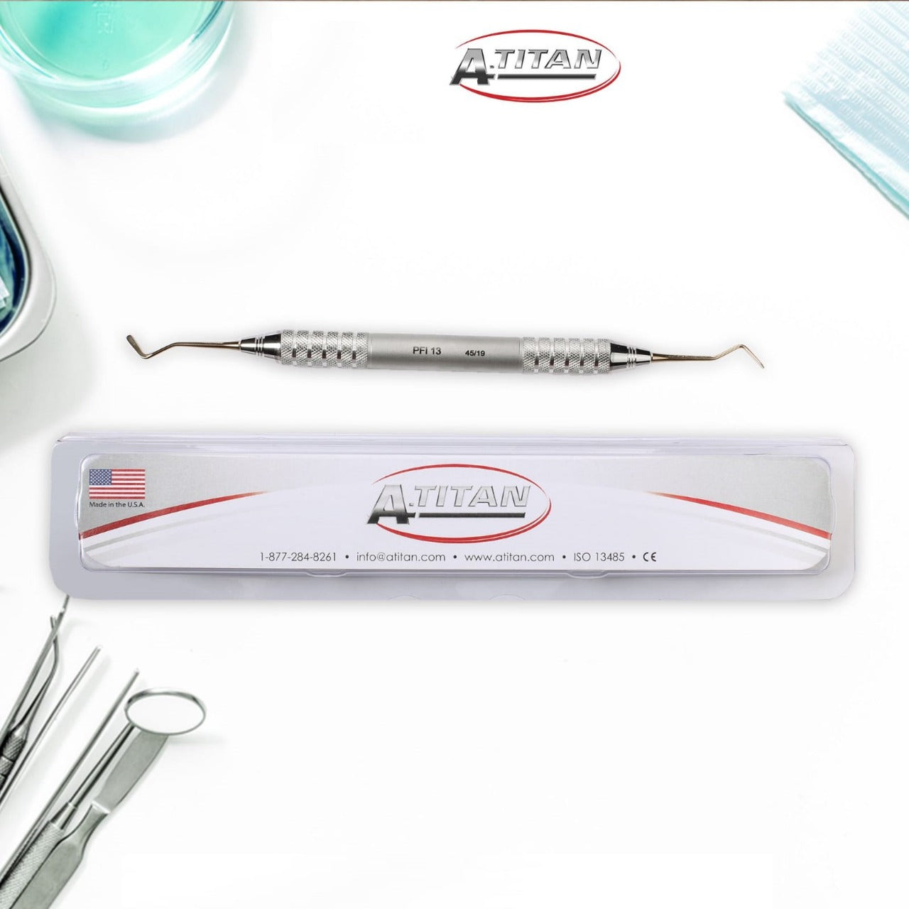 A.TITAN Gold Plated Plastic Filling Instrument