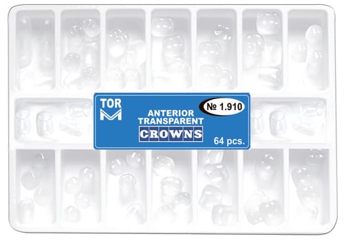 TOR-VM Transparent Crowns Anterior - Kit (64pcs)