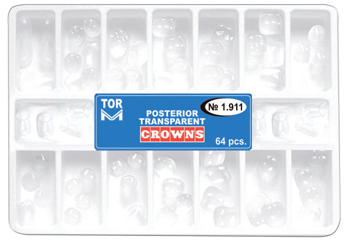 TOR-VM Transparent Crowns Posterior - Kit (64pcs)