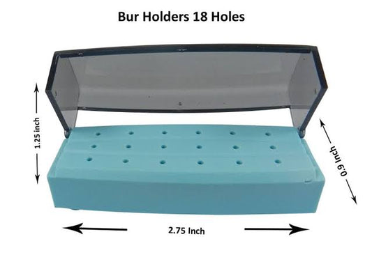 Bur Holder Plastic 18 Holes Autoclavable 134 c
