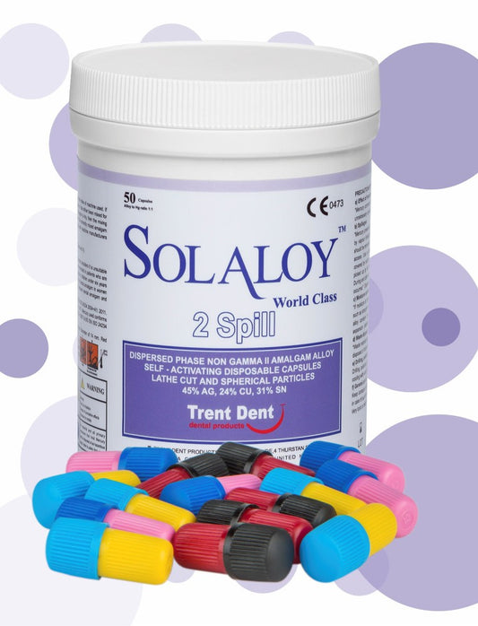 Trent Dent Amalgam Solaloy Spill 2 - 50 Capsules