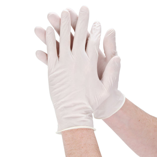Gloves Latex Powder Free (100pcs)