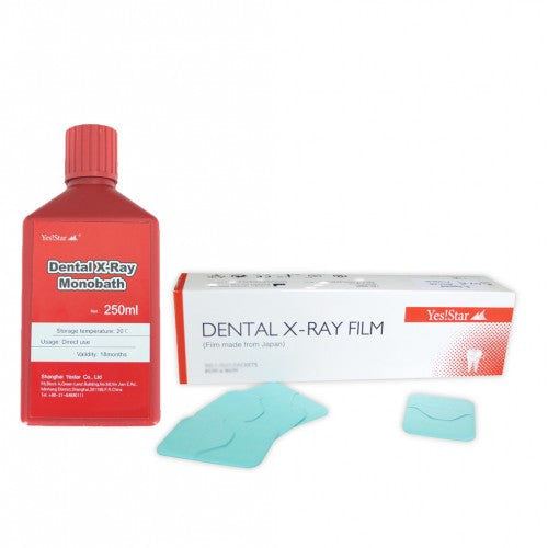 Yes Star X-Ray Films and Monobath 100pcs and 250ml