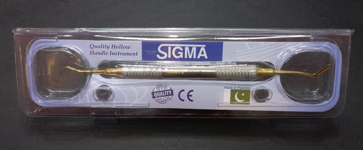 Sigma Plastic instrument Gold Plated - 1pc
