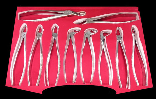 Sigma Adult Extraction Forceps Kit - 10 pcs